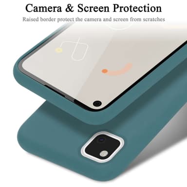 Google PIXEL 4A 5G Suojakuori Kotelo Case (Green)