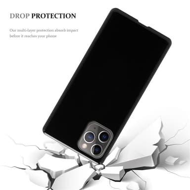 iPhone 12 PRO MAX Suojakuori Kotelo (Musta)
