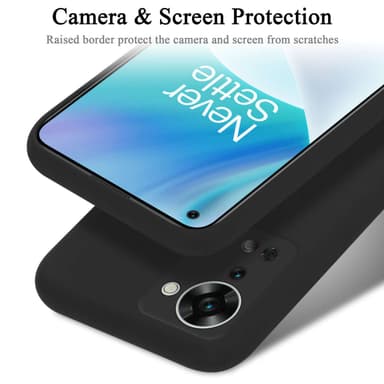OnePlus Nord 2T Suojakuori Kotelo Case (Musta)