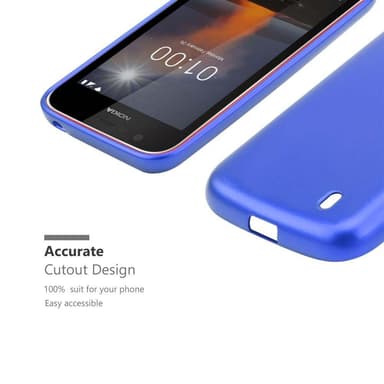 Nokia 1 2018 Suojakuori Kotelo (Sininen)