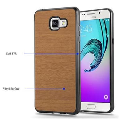 Samsung Galaxy A3 2016 Suojakuori Kotelo (Ruskea)