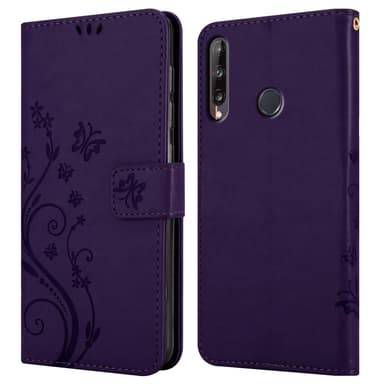 Huawei P40 LITE E Suojakuori Lompakkokotelo (Violetti)