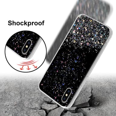 iPhone X / XS Suojakuori Kotelo (Musta)