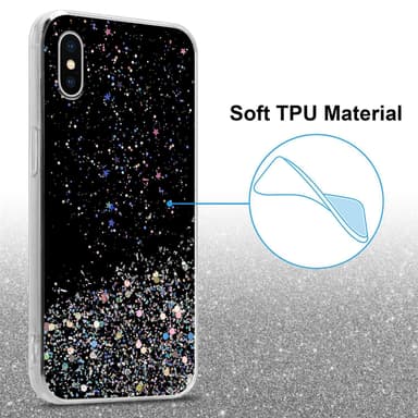 iPhone X / XS Suojakuori Kotelo (Musta)