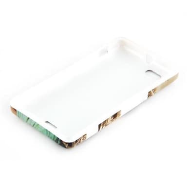 Sony Xperia M Suojakuori Case Cover (Ruskea)