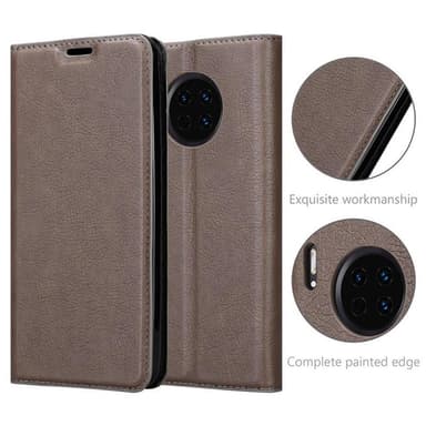 Huawei MATE 30 Suojakuori Lompakkokotelo (Ruskea)