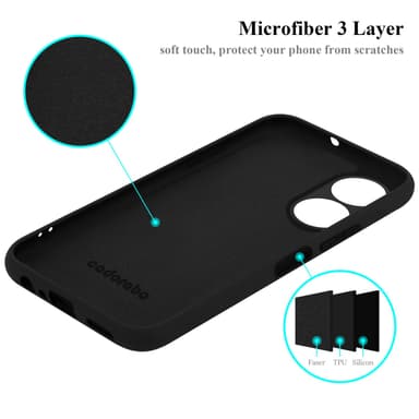 Honor X7 Suojakuori Kotelo Case (Musta)