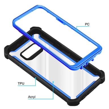 Samsung Galaxy S8 PLUS Suojakuori Kotelo (Musta)