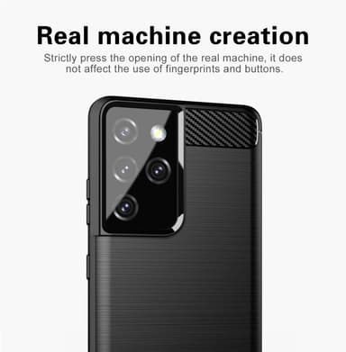 Suojakuori Samsung Galaxy S21 ULTRA Kotelo (Musta)