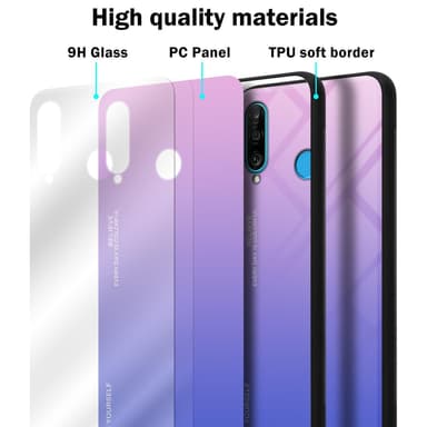 Suojakuori Huawei P30 LITE Kotelo (Musta)