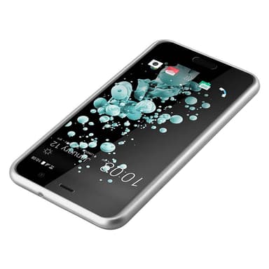 HTC U PLAY Suojakuori Kotelo (Hopea)