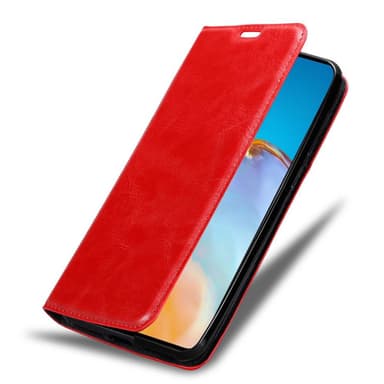 Huawei P40 Suojakuori Lompakkokotelo (Punainen)