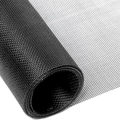 Perhoverkko Hyönteisverkko Kärpäsverkko 100 cm (musta)