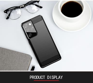 Suojakuori Samsung Galaxy S21 ULTRA Kotelo (Musta)