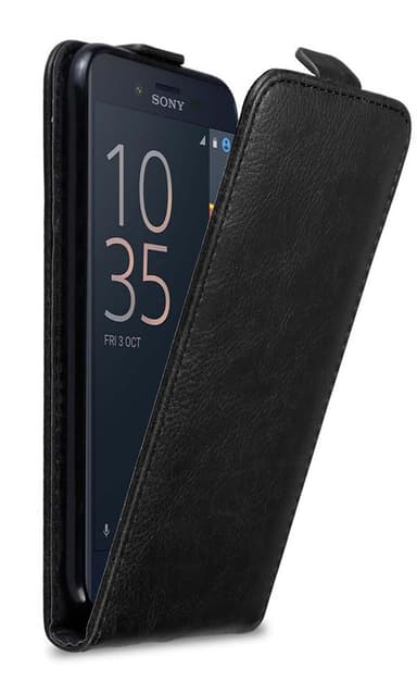 Sony Xperia X COMPACT Suojakuori Lompakkokotelo (Musta)