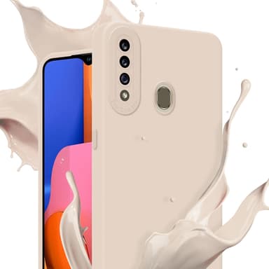 Samsung Galaxy A20s Suojakuori Kotelo (Vaaleanpunainen)