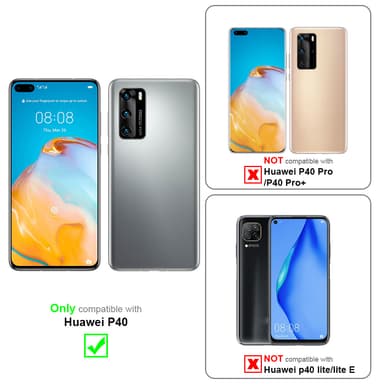 Huawei P40 Suojakuori Kotelo (Vaaleanpunainen)