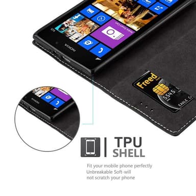 Nokia Lumia 925 Suojakuori Case (Musta)