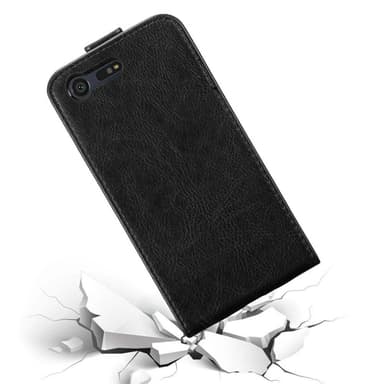 Sony Xperia X COMPACT Suojakuori Lompakkokotelo (Musta)