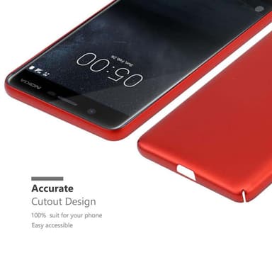Nokia 5 2017 Suojakuori Kotelo Cover (Punainen)