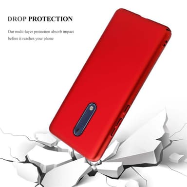 Nokia 5 2017 Suojakuori Kotelo Cover (Punainen)
