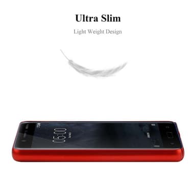 Nokia 5 2017 Suojakuori Kotelo Cover (Punainen)