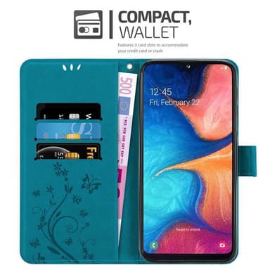 Samsung Galaxy A10e / A20e Suojakuori Lompakkokotelo