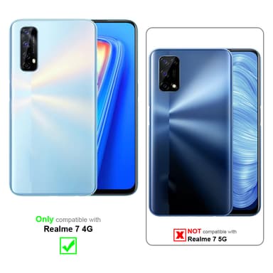 Realme 7 4G 3x Suojakalvo Karkaistu lasi Näytönsuoja