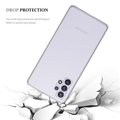 Samsung Galaxy A32 5G Suojakuori Kotelo (Läpinäkyvä)