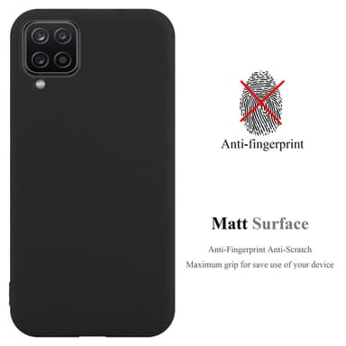 Suojakuori Samsung Galaxy A12 / M12 Kotelo (Musta)