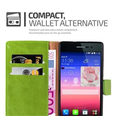 Huawei ASCEND P7 Suojakuori Lompakkokotelo Case Cover