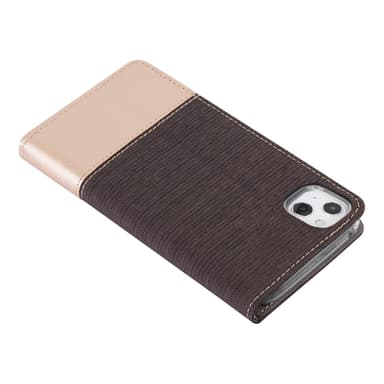 iPhone 13 MINI Suojakuori Lompakkokotelo (harmaa)