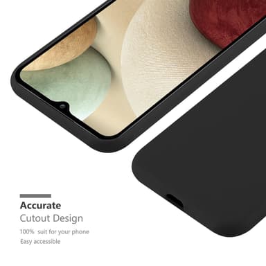 Suojakuori Samsung Galaxy A12 / M12 Kotelo (Musta)
