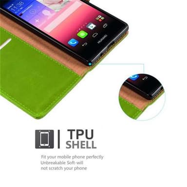 Huawei ASCEND P7 Suojakuori Lompakkokotelo Case Cover