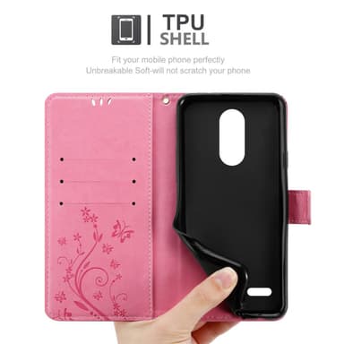 LG K8 2018 / K9 2018 Suojakuori Lompakkokotelo