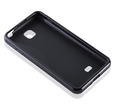 LG OPTIMUS F5 / LUCID 2 Suojakuori Cover (Musta)
