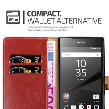 Sony Xperia Z5 PREMIUM Suojakuori Lompakkokotelo