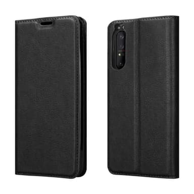 Sony Xperia 1 II Suojakuori Lompakkokotelo (Musta)