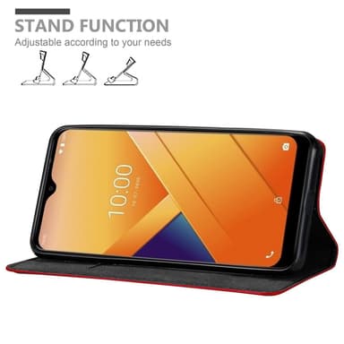 WIKO Y81 Suojakuori Lompakkokotelo (Punainen)