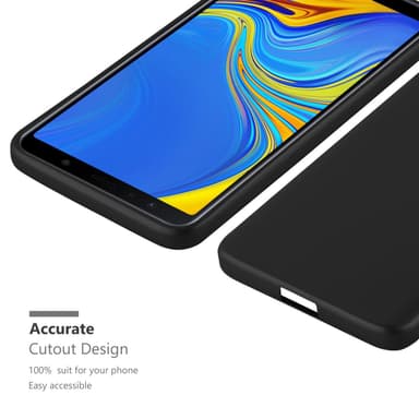 Samsung Galaxy A7 2018 Suojakuori Kotelo (Musta)