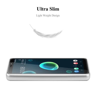 HTC Desire 12 PLUS Suojakuori Kotelo (Hopea)