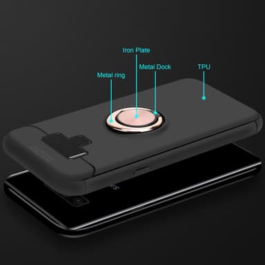 Samsung Galaxy NOTE 9 Suojakuori Kotelo (Musta)