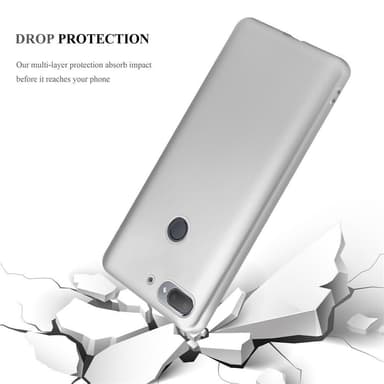 HTC Desire 12 PLUS Suojakuori Kotelo (Hopea)