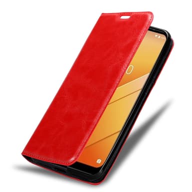 WIKO Y81 Suojakuori Lompakkokotelo (Punainen)