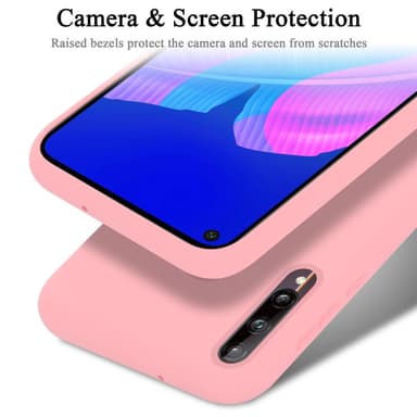 Huawei P40 LITE E Suojakuori Kotelo (Vaaleanpunainen)
