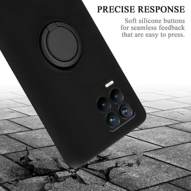 Realme 8 4G / 8 PRO Suojakuori Case Kotelo (Musta)