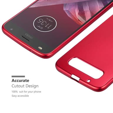 Motorola MOTO Z2 Suojakuori Kotelo (Punainen)