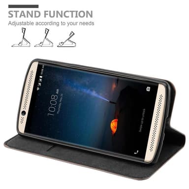 ZTE Axon 7 MINI Suojakuori Lompakkokotelo (Ruskea)