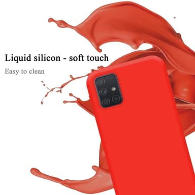 Samsung Galaxy A51 5G Suojakuori Kotelo (Punainen)