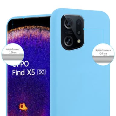 Suojakuori Oppo FIND X5 Kotelo (Sininen)